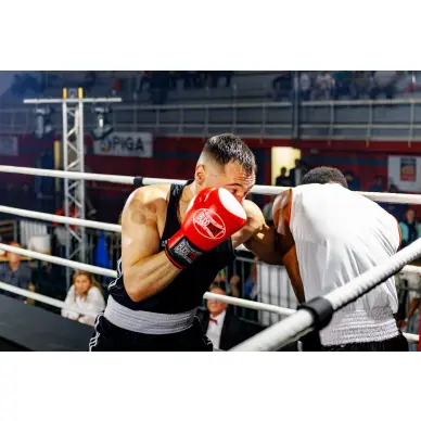 Gants de Boxe Compétition Anglaise Amateur 100% cuir - 22