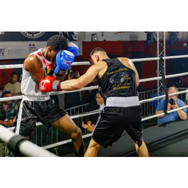 Gants de Boxe Compétition Anglaise Amateur 100% cuir - 23