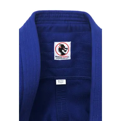 Kimono Judo Bleu Compétition Mondial Avec Broderies - 3