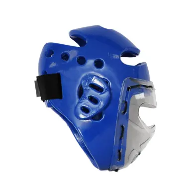 Casco de Taekwondo Azul con visera - 2