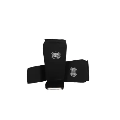 Protège-tibias et pieds Coton Souple Noir - 4