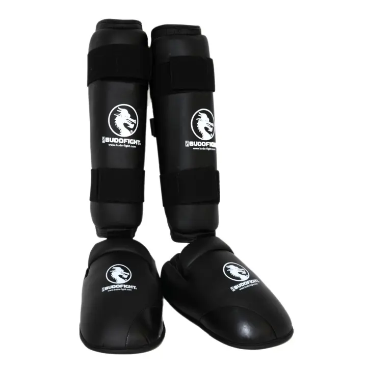 Protège-tibias et pieds en PU semi-rigides