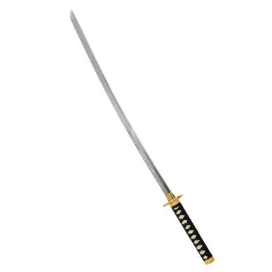 Katana et Wakizashi Noir Shinogi - 9