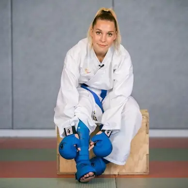 Protège-tibias de karaté FFK - 7