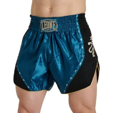 Short de Boxe Thai Leone Classic Bleu