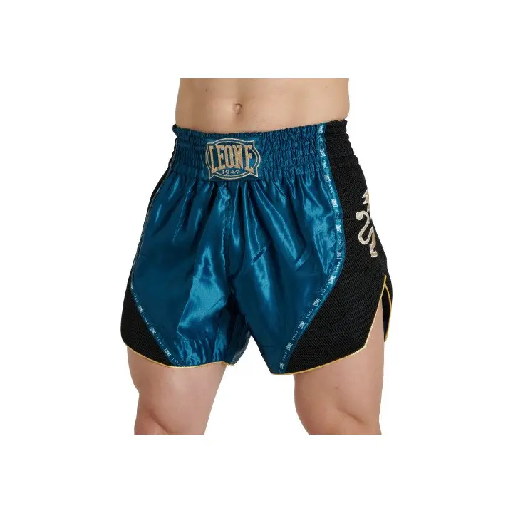 Short de Boxe Thai Leone Classic Bleu