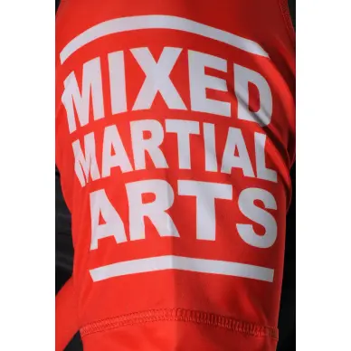 Rashguard MMA Noir / rouge - Fin de Serie - 4