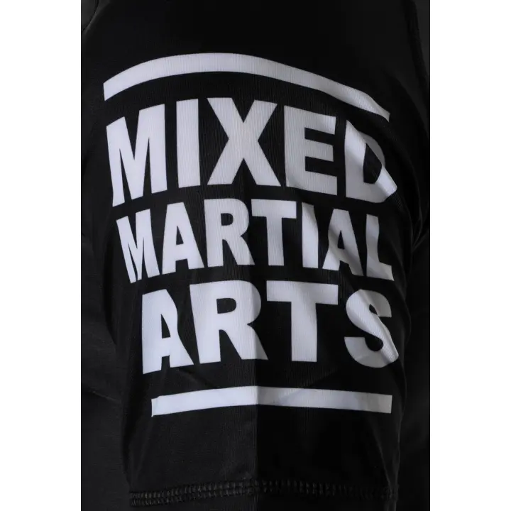 Rashguard MMA Noir Impression tête de mort - Fin de Serie