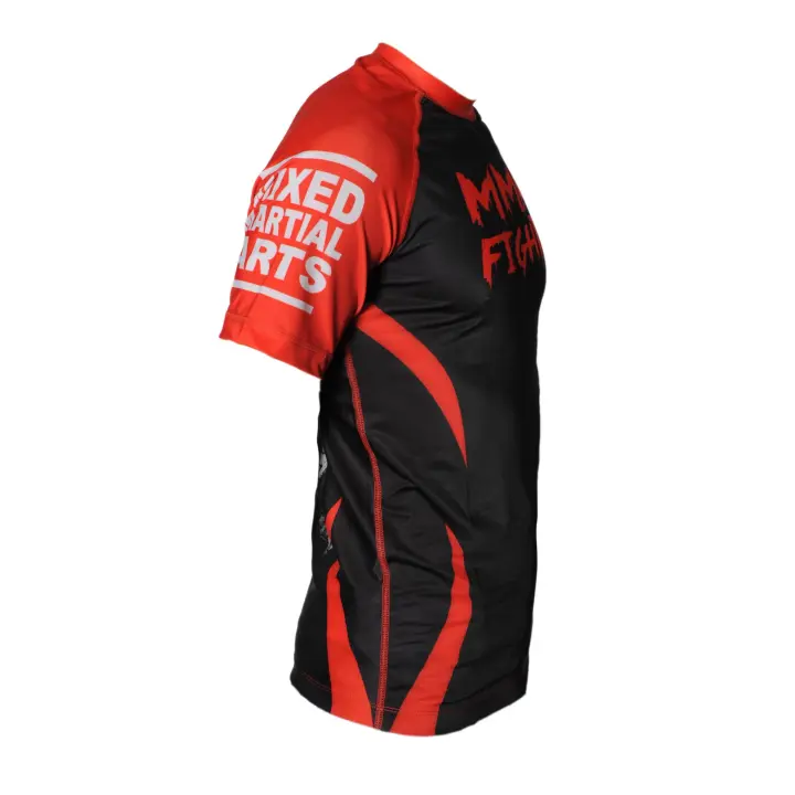 Rashguard MMA Noir / rouge - Fin de Serie