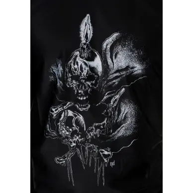 Rashguard MMA Noir Impression tête de mort - Fin de Serie - 6