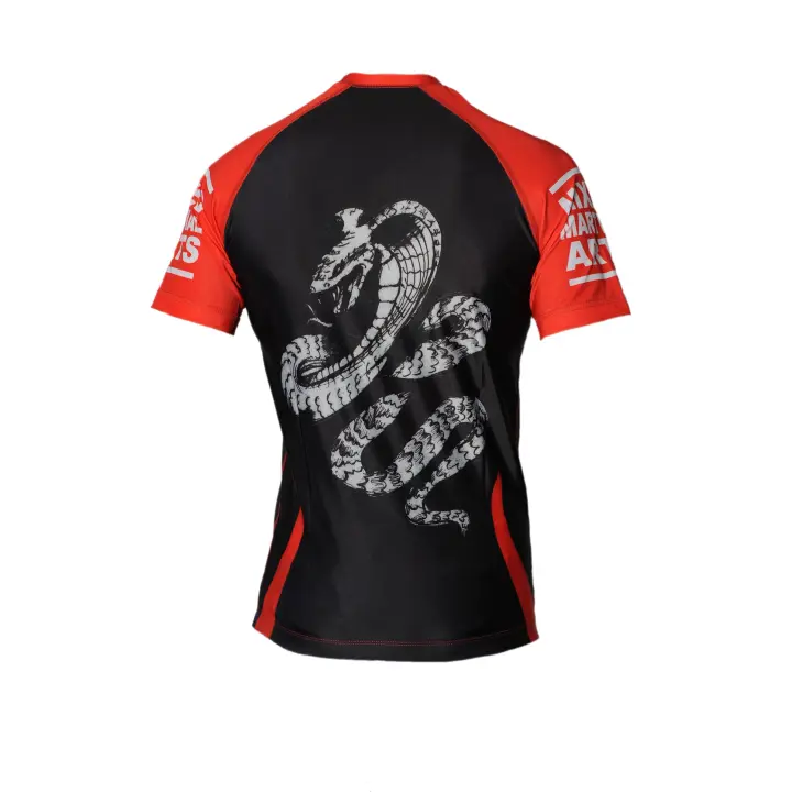 Rashguard MMA Noir / rouge - Fin de Serie