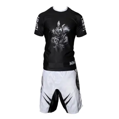Rashguard MMA Noir Impression tête de mort - Fin de Serie - 4