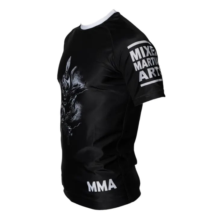 Rashguard MMA Noir Impression tête de mort - Fin de Serie