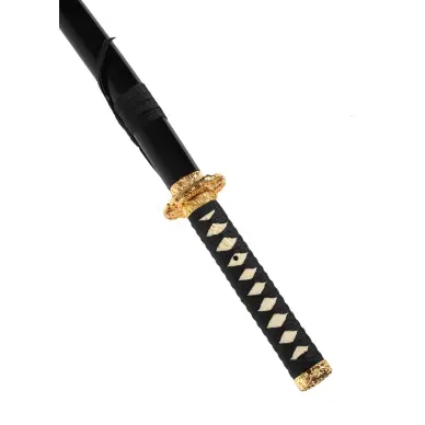 Katana et Wakizashi Noir Shinogi - 12