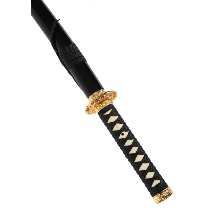 Katana et Wakizashi Noir Shinogi