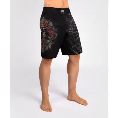 Short de MMA Venum Santa Muerte 5.0 - Noir Profond/Or