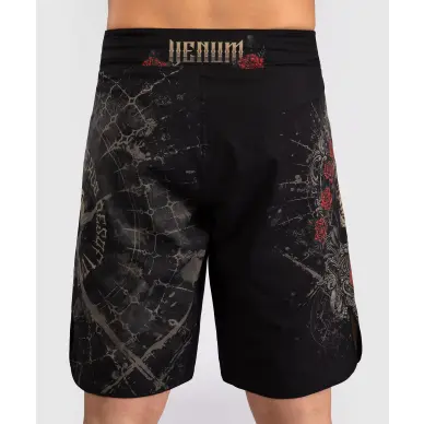 Short de MMA Venum Santa Muerte 5.0 - Noir Profond/Or - 5
