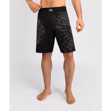 Short de MMA Venum Santa Muerte 5.0 - Noir Profond/Or - 2