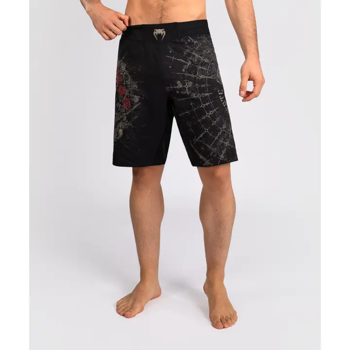 Short de MMA Venum Santa Muerte 5.0 - Noir Profond/Or