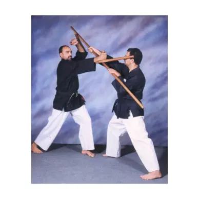 Tonfa Rond Chene Rouge Shureido - 4