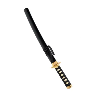 Katana et Wakizashi Noir Shinogi - 6