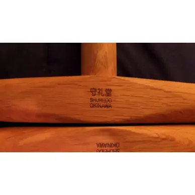 Tonfa Rond Chene Rouge Shureido - 3