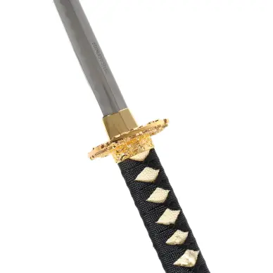 Katana et Wakizashi Noir Shinogi - 4