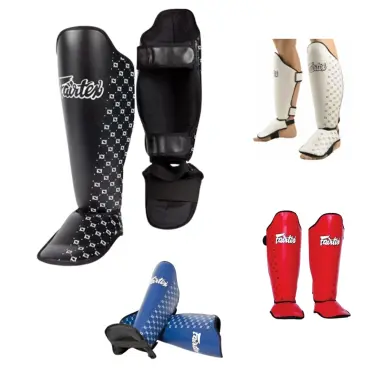 Protège-tibias et pieds Fairtex SP5 100% cuir
