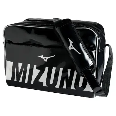 Bolsa Vintage Mizuno Enamel Negro/Plata talla L - 1
