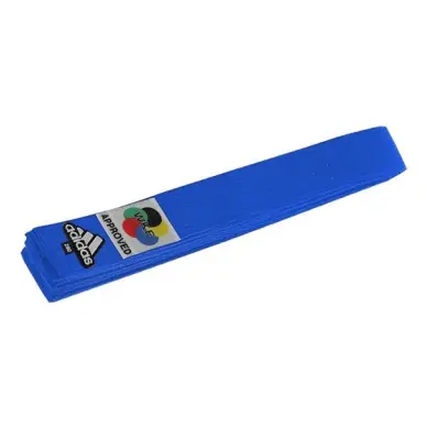 Ceinture de Karaté Adidas WKF Bleue