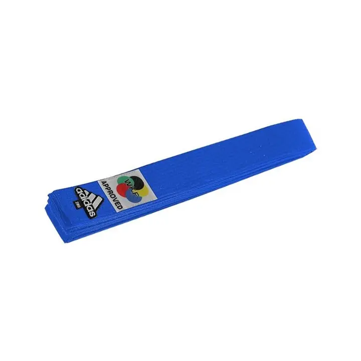 Ceinture de Karaté Adidas WKF Bleue