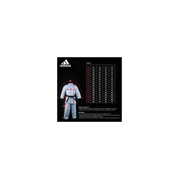 Kimono Adidas karaté Kata Kigai