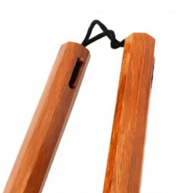 Nunchaku à Corde Bois octogonal - 4