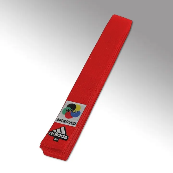 Ceinture de Karaté Adidas WKF Rouge