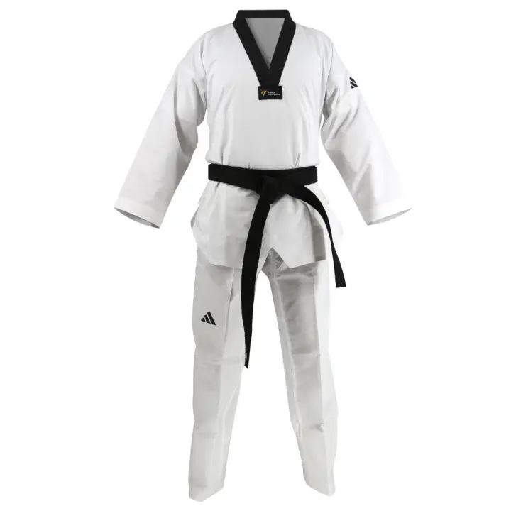 Dobok Taekwondo Adi-Champion II Col noir