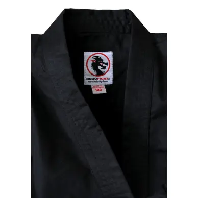 Kimono de karaté Bushido noir - 4