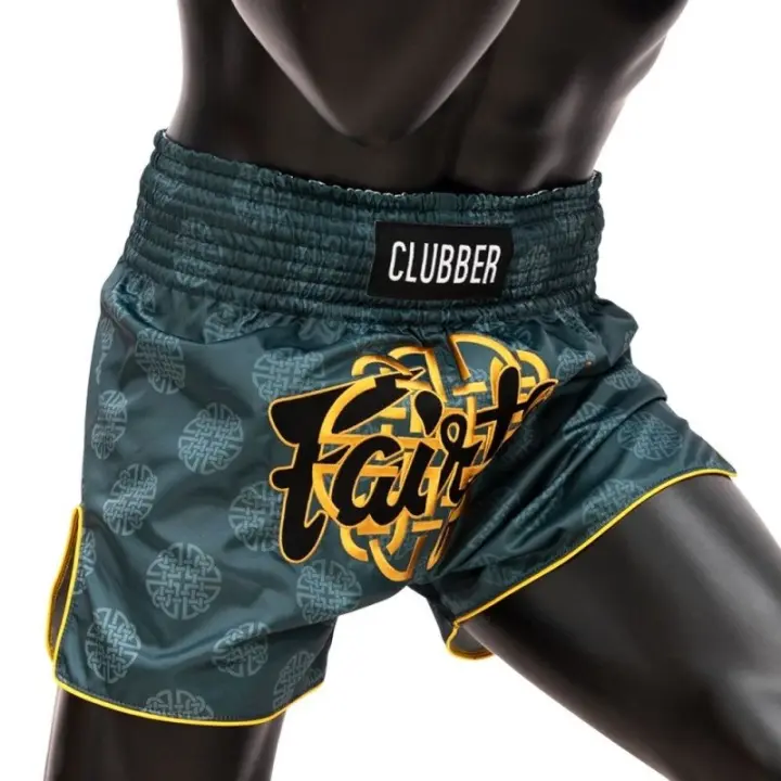Short de Boxe Thaï Fairtex Bleu/Gris 1915
