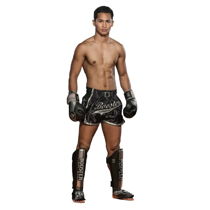 Protège-tibias et pieds Booster BSG V3 Argent