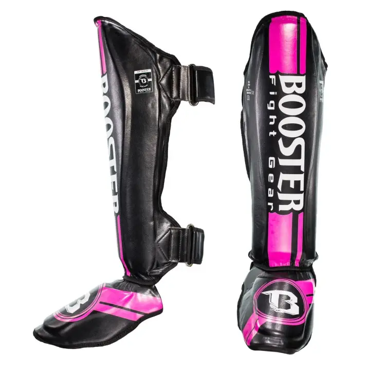 Protège-tibias et pieds Booster BSG V3 Rose