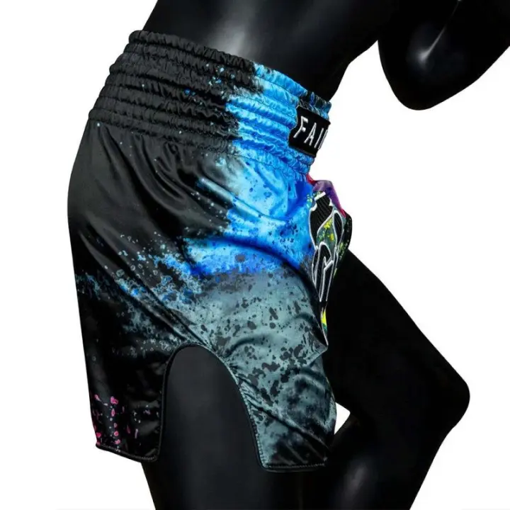 Short de Boxe Thaï Fairtex BS1938 Black Acid Jazz