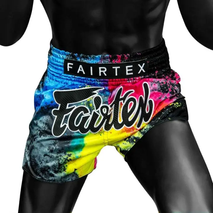 Short de Boxe Thaï Fairtex BS1938 Black Acid Jazz
