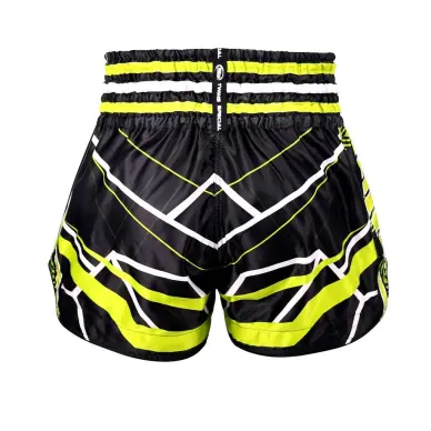 Short de Boxe Thai TTBL Black/Green - 3