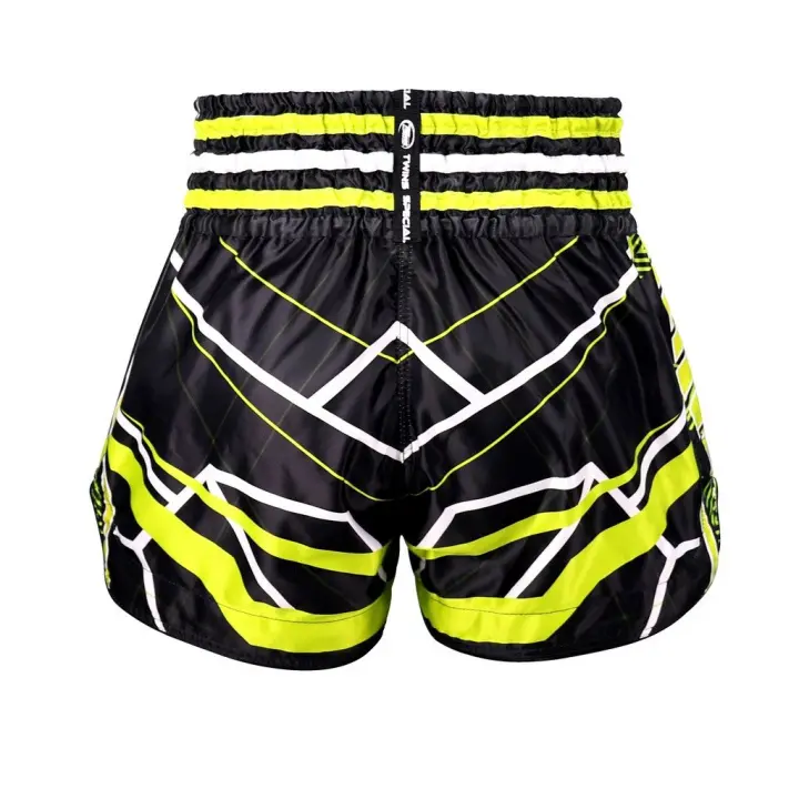 Short de Boxe Thai TTBL Black/Green