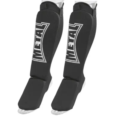 Protège-tibias et Pied coton souple Metal Boxe - Fin de Serie
