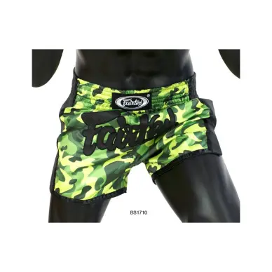 Short de Boxe Thaï Fairtex Camo Yellow 1710