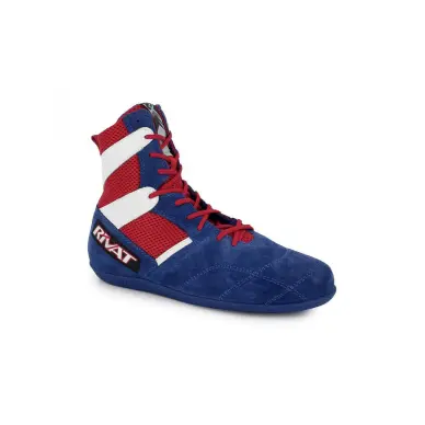 Chaussures de Boxe Française Rivat Top Light Bleu Blanc Rouge
