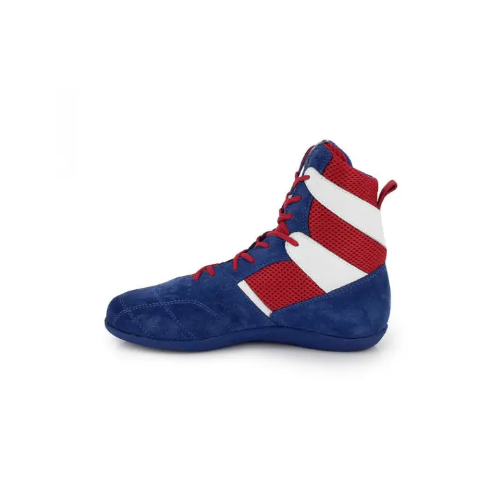 Chaussures de Boxe Française Rivat Top Light Bleu Blanc Rouge