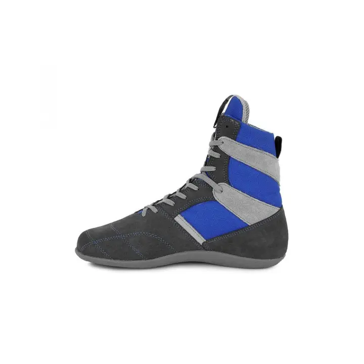 Chaussures de Boxe Francaise Rivat Top Gris / Bleu
