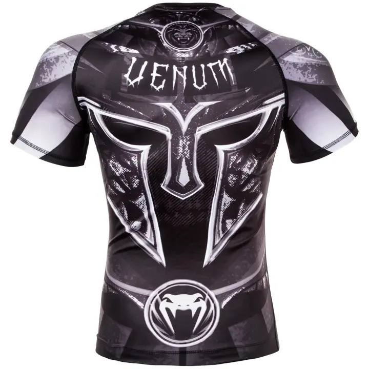 Rashguard Venum Gladiator 3.0 Noir/Blanc