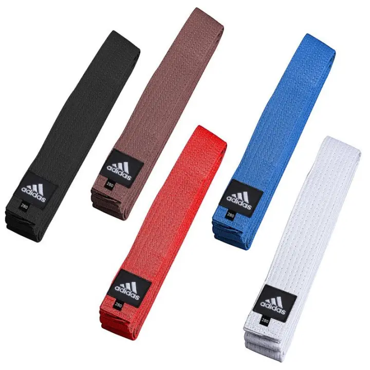 Ceinture De Karaté Blanche Elite Budo-Fight – Coton 100%, 14 Rangées De Coutures, Longueur Ajustable 240 à 330 Cm